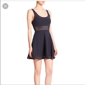 Elizabeth and James Navy Kenton dress